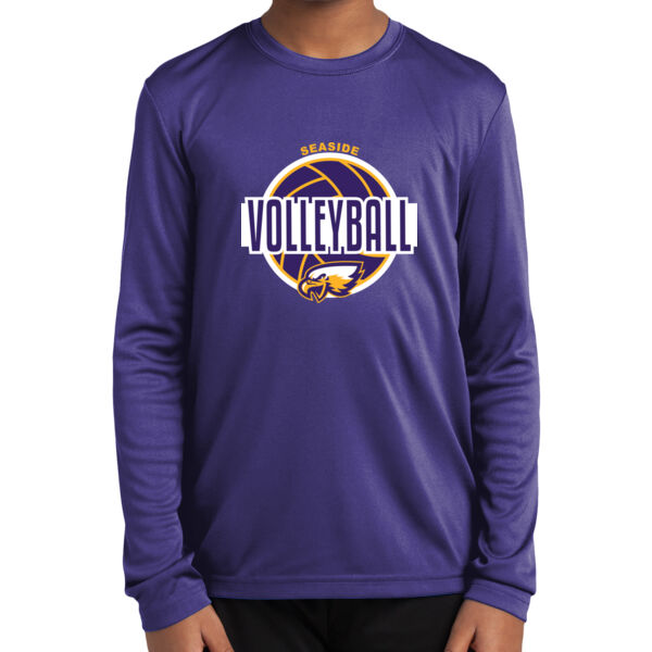 Seaside Volleyball Youth Long Sleeve PosiCharge ® Competitor Tee Thumbnail