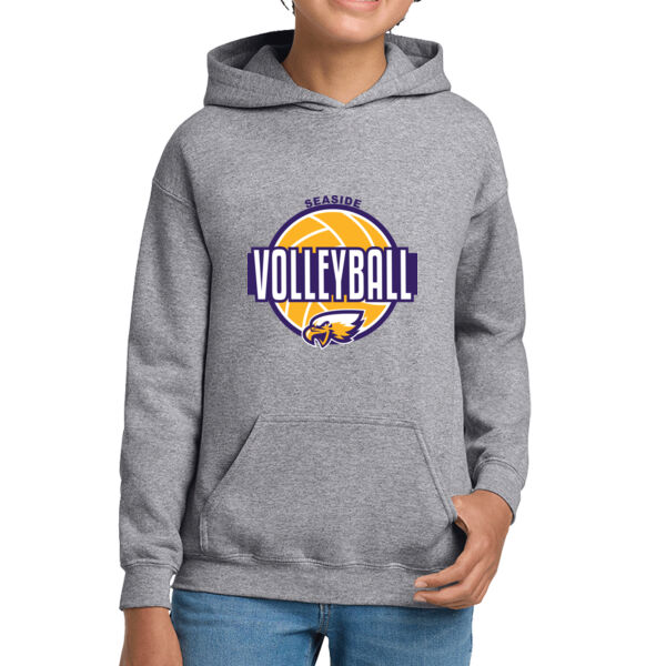 Seaside Volleyball Youth Heavy Blend Hooded Sweatshirt Thumbnail