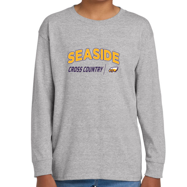 Seaside Cross Country Youth Heavy Cotton 100% Cotton Long Sleeve T Shirt Thumbnail