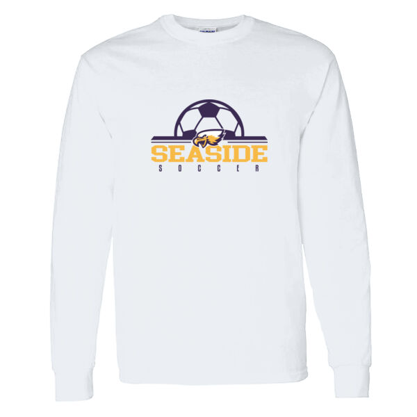 Seaside Soccer Heavy Cotton 100% Cotton Long Sleeve T Shirt Thumbnail