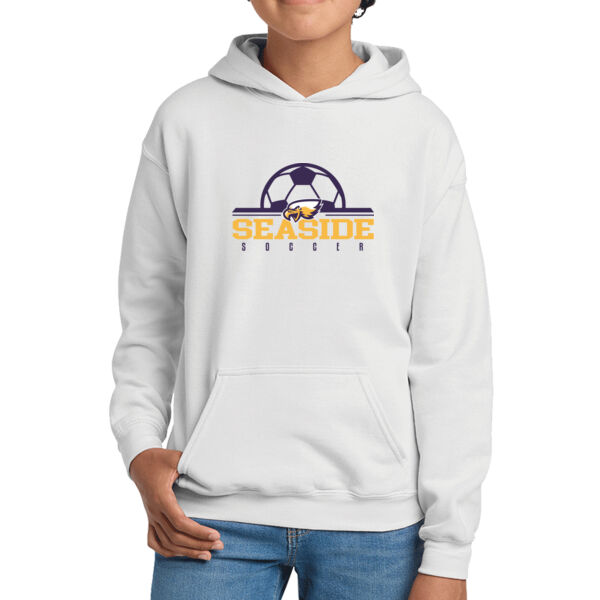 Seaside Soccer Youth Heavy Blend Hooded Sweatshirt Thumbnail