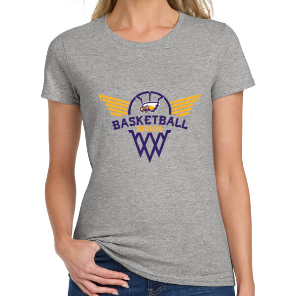 Seaside Basketball Ladies Heavy Cotton 100% Cotton T Shirt Thumbnail