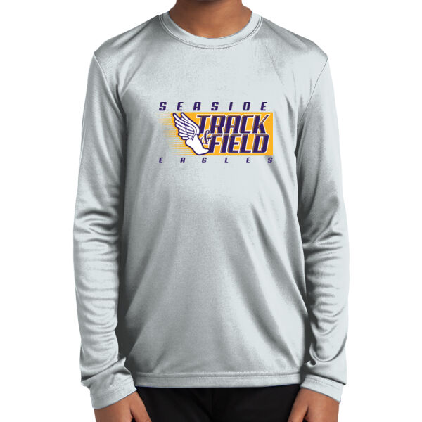 Seaside Track & Field Youth Long Sleeve PosiCharge ® Competitor Tee Thumbnail