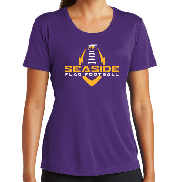 Seaside Flag football Ladies PosiCharge ® Competitor Tee Thumbnail