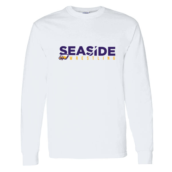 Seaside Wrestling Heavy Cotton 100% Cotton Long Sleeve T Shirt Thumbnail